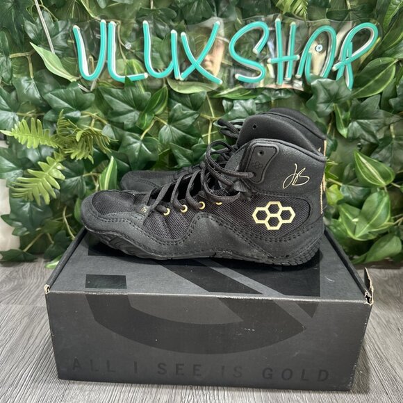 Rudis wrestling shoes Men 6.5 Women 8 JB1 Jordan Burroughs “All I See Is Gold” main image 7